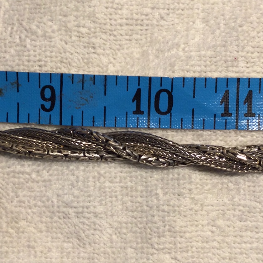 Twisted Silver Chain